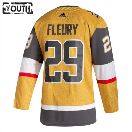 Dětské Hokejový Dres Gold Vegas Golden Knights Dresy Marc-Andre Fleury 29 2020-21 Třetí Authentic